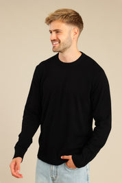 FOX גברים סריגים סריג גברים צווארון עגול סריג גברים צווארון עגול