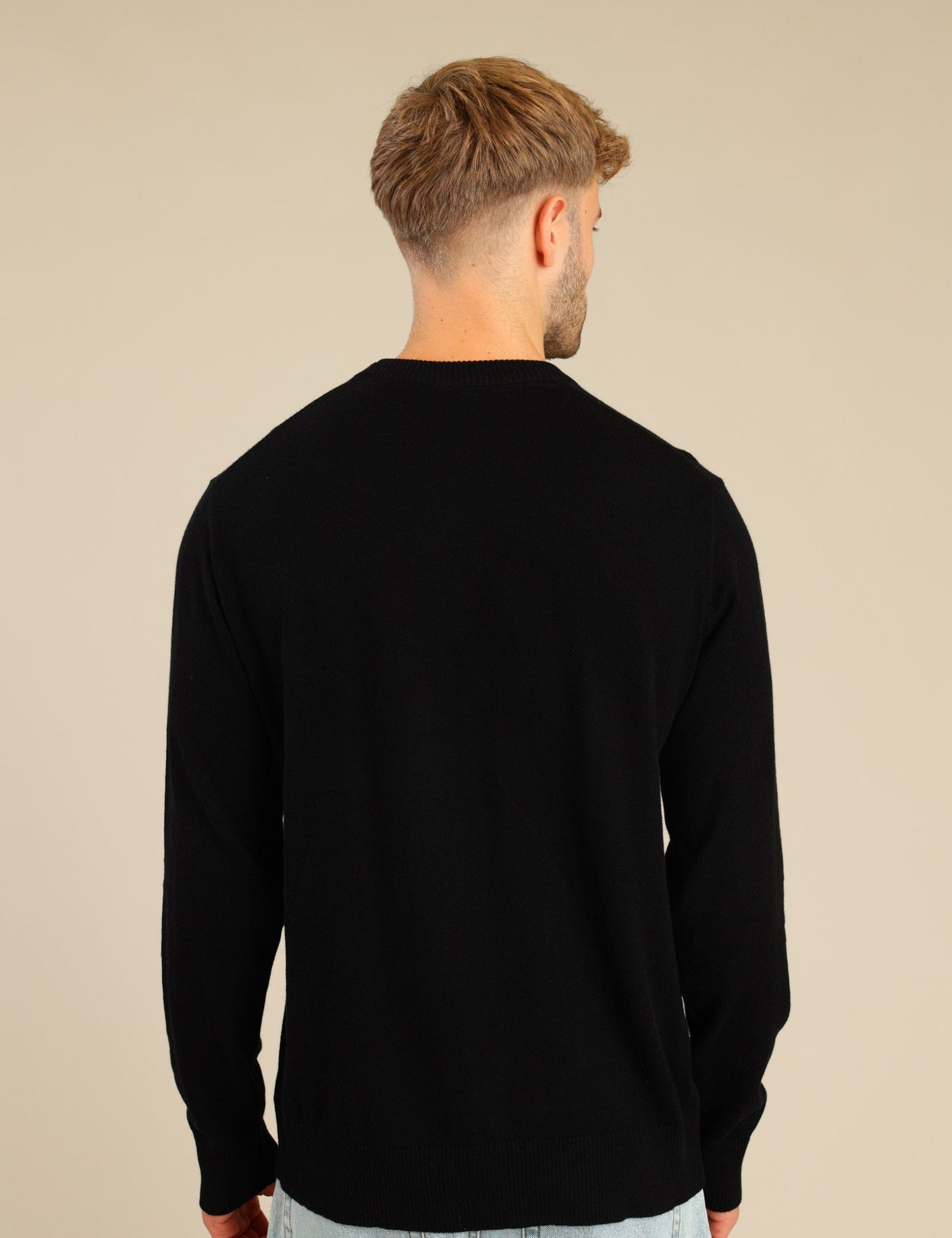 FOX גברים סריגים סריג גברים צווארון עגול סריג גברים צווארון עגול