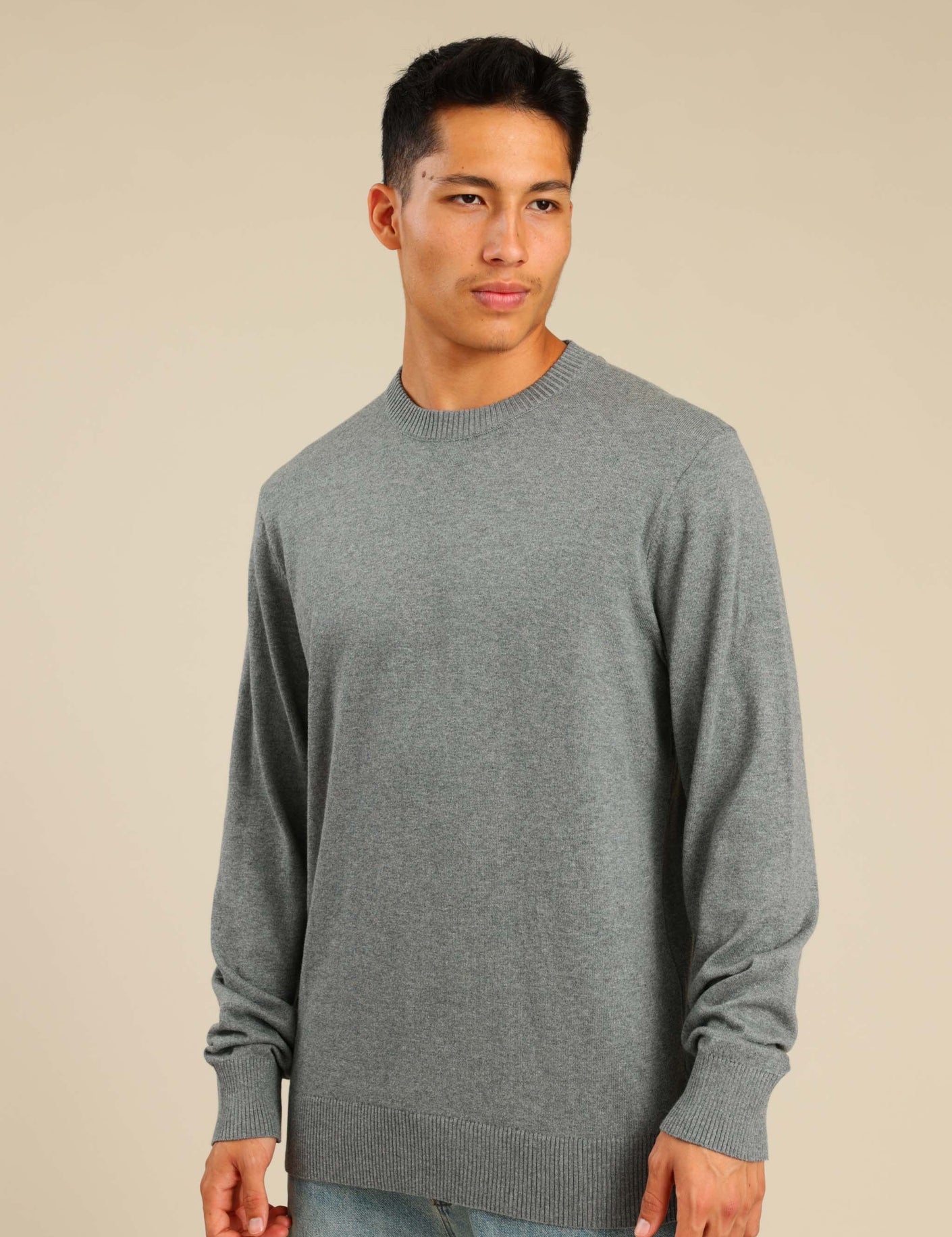 FOX גברים סריגים סריג גברים צווארון עגול סריג גברים צווארון עגול