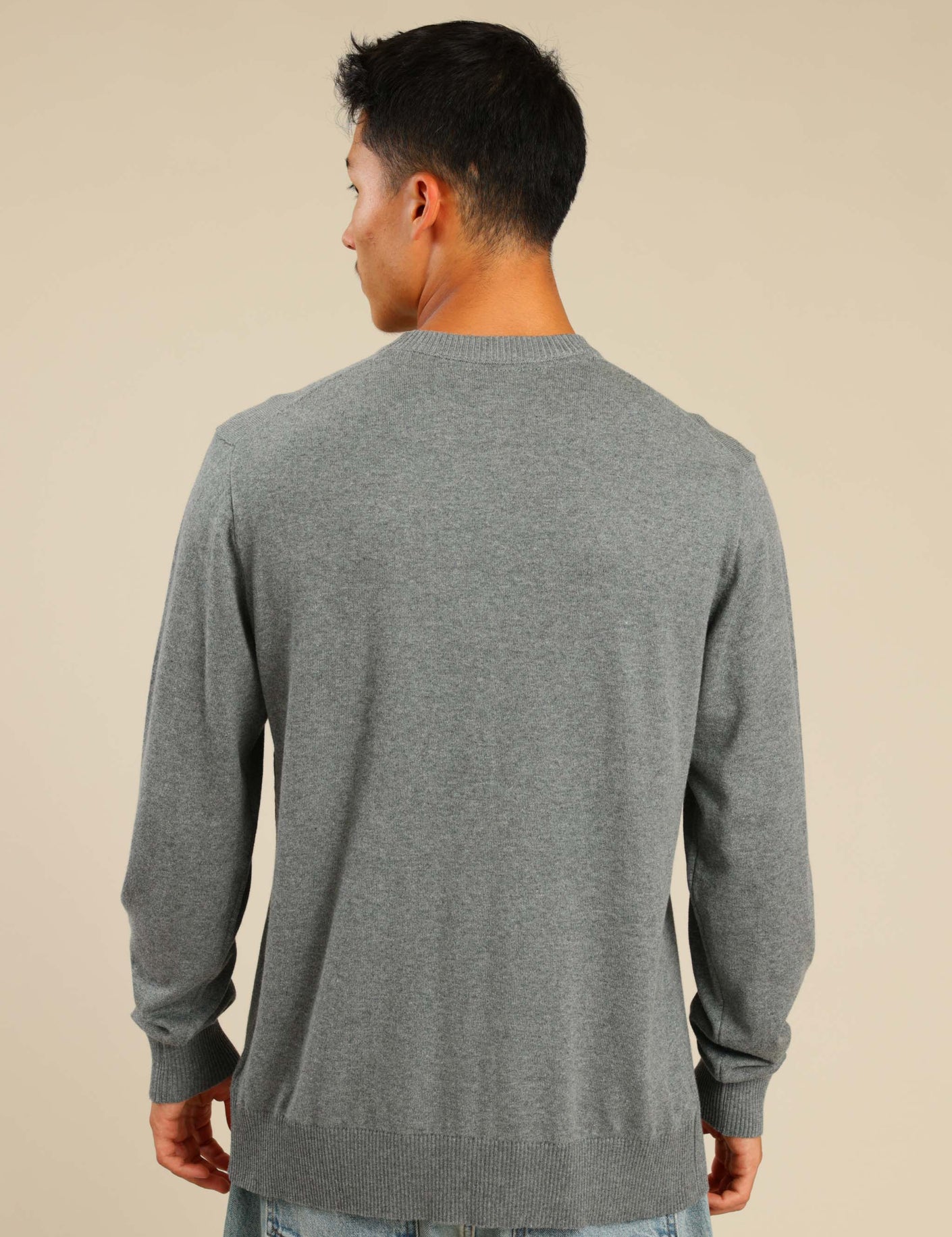 FOX גברים סריגים סריג גברים צווארון עגול סריג גברים צווארון עגול