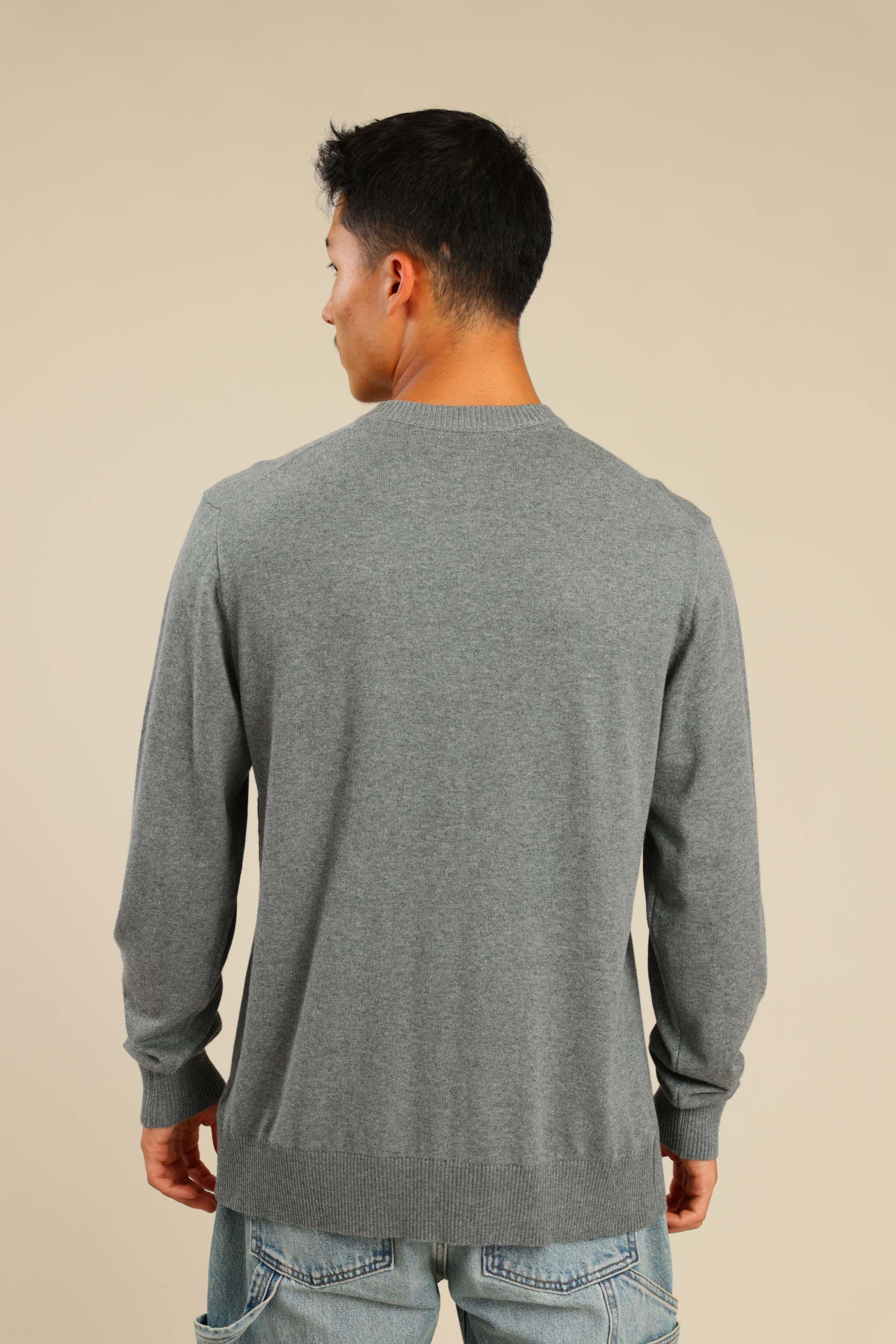 FOX גברים סריגים סריג גברים צווארון עגול סריג גברים צווארון עגול