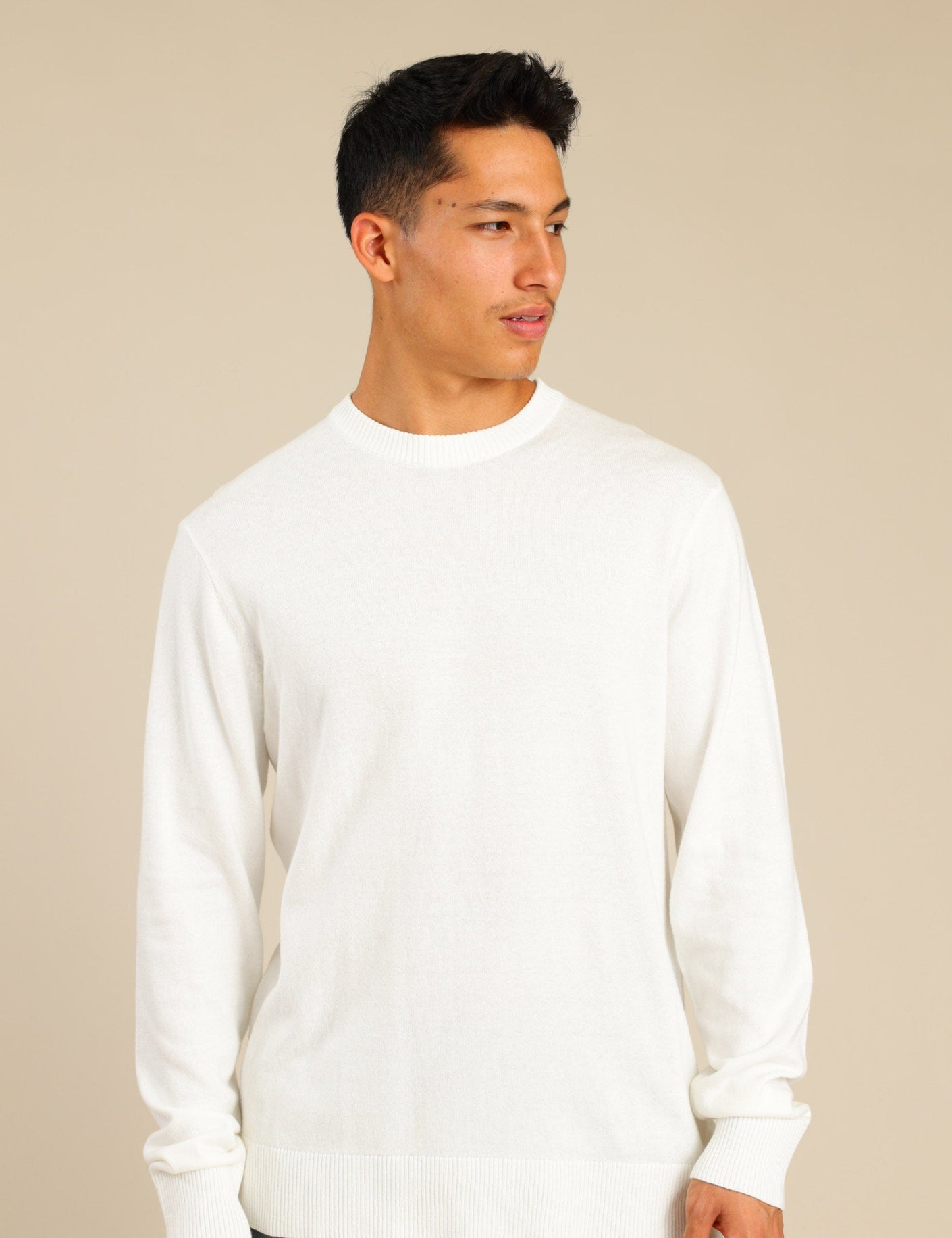 FOX גברים סריגים סריג גברים צווארון עגול סריג גברים צווארון עגול