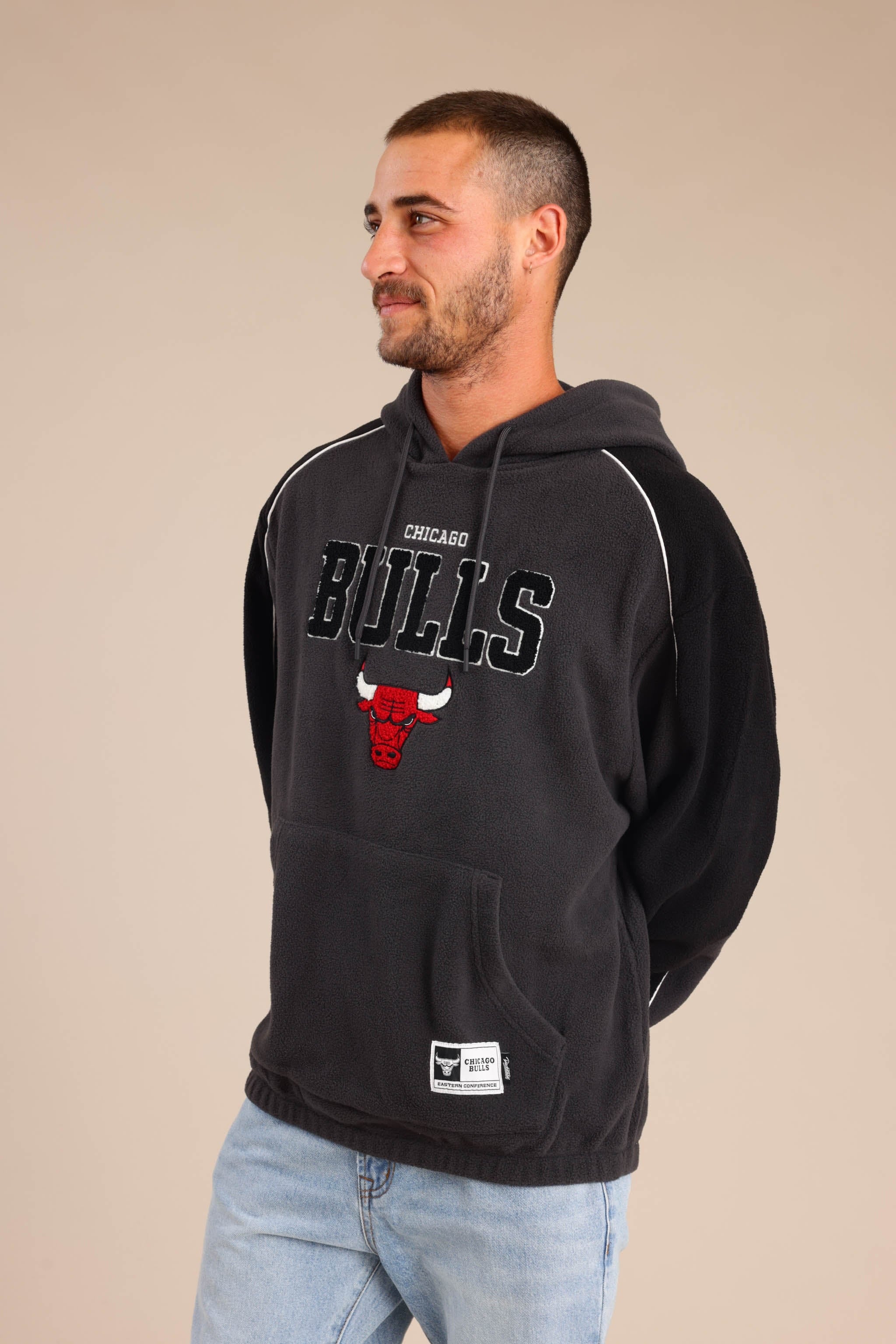 FOX גברים פליזים קפוצ'ון פליז ממותג NBA קפוצ'ון פליז ממותג NBA