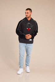 FOX גברים פליזים קפוצ'ון פליז ממותג NBA קפוצ'ון פליז ממותג NBA