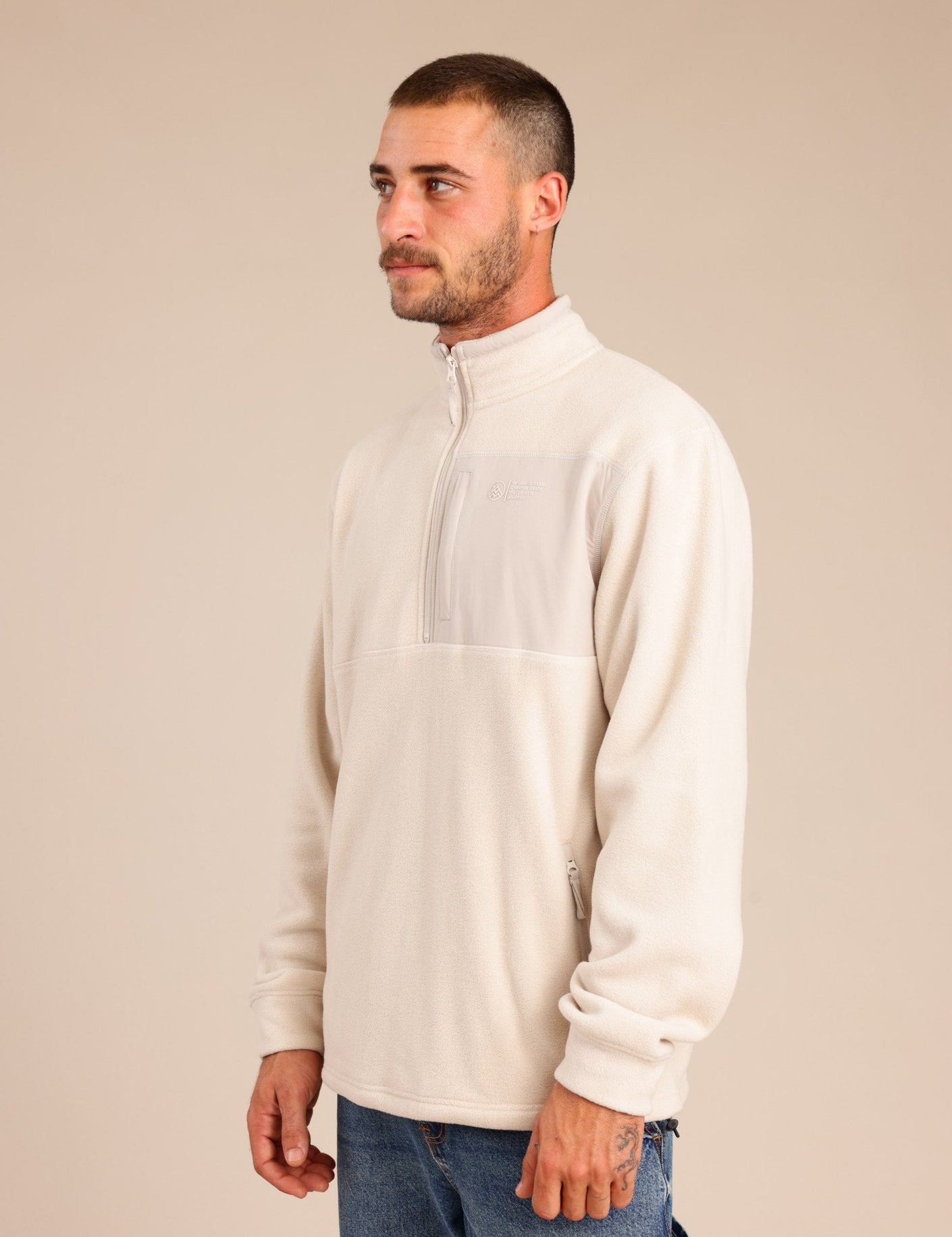 FOX גברים פליזים פליז עם חצי רוכסן פליז עם חצי רוכסן