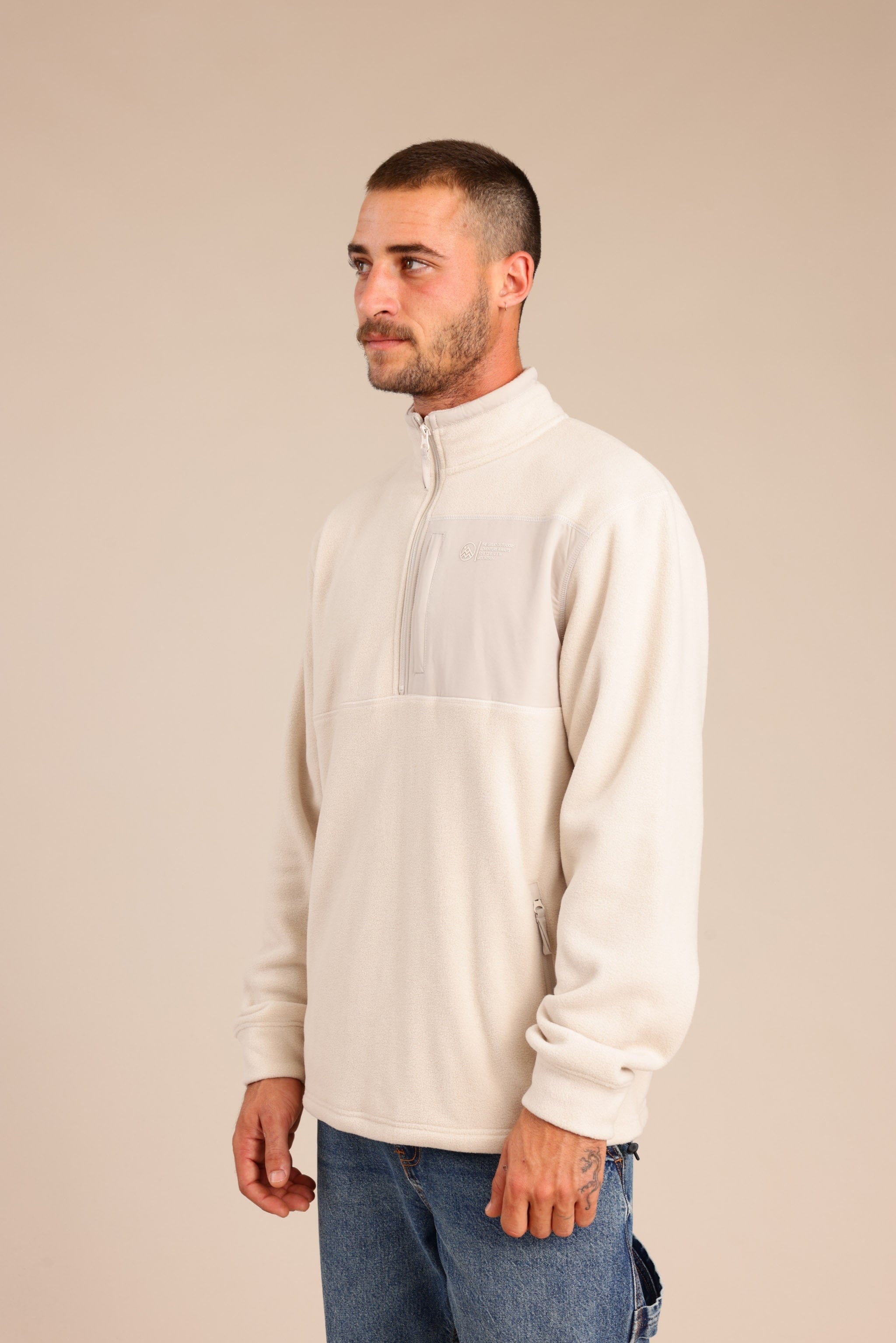 FOX גברים פליזים פליז עם חצי רוכסן פליז עם חצי רוכסן