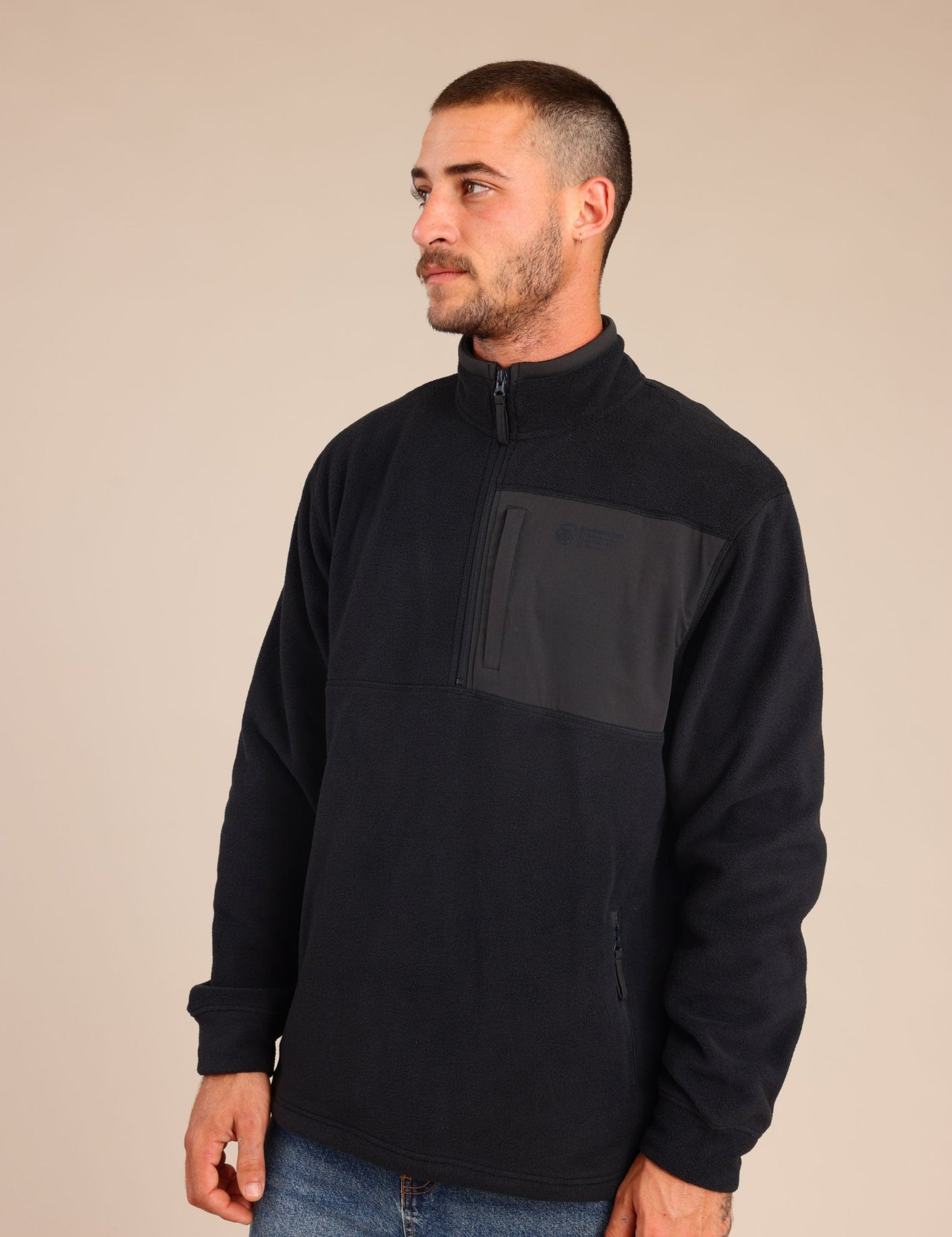 FOX גברים פליזים פליז עם חצי רוכסן פליז עם חצי רוכסן