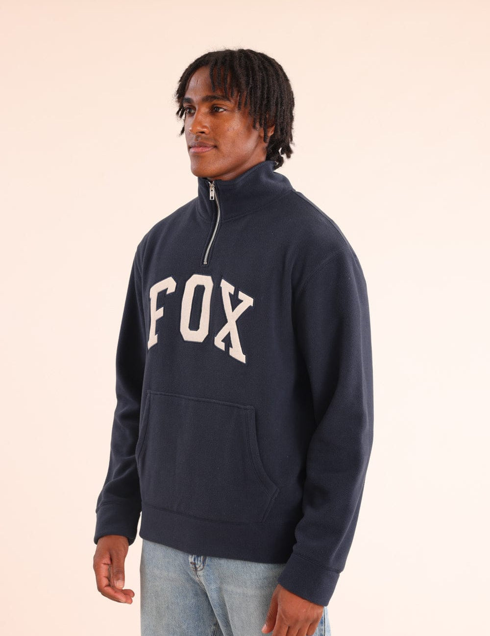 FOX גברים פליזים פליז FOX עם חצי רוכסן פליז FOX עם חצי רוכסן