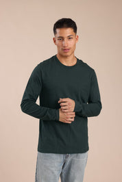 FOX גברים חולצה חולצת בייסיק צווארון עגול חולצת בייסיק צווארון עגול