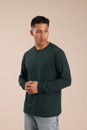 FOX גברים חולצה חולצת בייסיק צווארון עגול חולצת בייסיק צווארון עגול