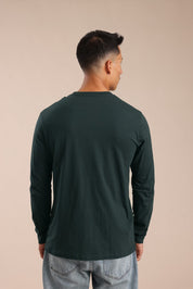 FOX גברים חולצה חולצת בייסיק צווארון עגול חולצת בייסיק צווארון עגול