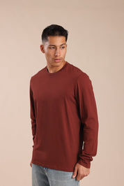 FOX גברים חולצה חולצת בייסיק צווארון עגול חולצת בייסיק צווארון עגול