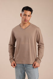 FOX גברים חולצה חולצת בייסיק צווארון V חולצת בייסיק צווארון V