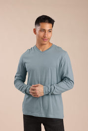 FOX גברים חולצה חולצת בייסיק צווארון V חולצת בייסיק צווארון V