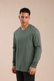 FOX גברים חולצה חולצת בייסיק צווארון V חולצת בייסיק צווארון V