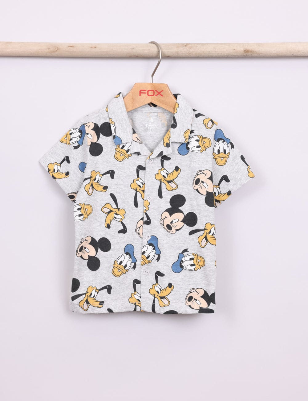 FOX תינוקות בנים אחר פיג'מה מכופתרת מיקי מאוס דיסני פיג'מה מכופתרת מיקי מאוס דיסני