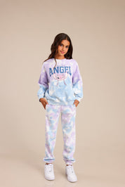 FOX בנות פוטרים חולצת פוטר ממותגת סטיץ' חולצת פוטר ממותגת סטיץ'