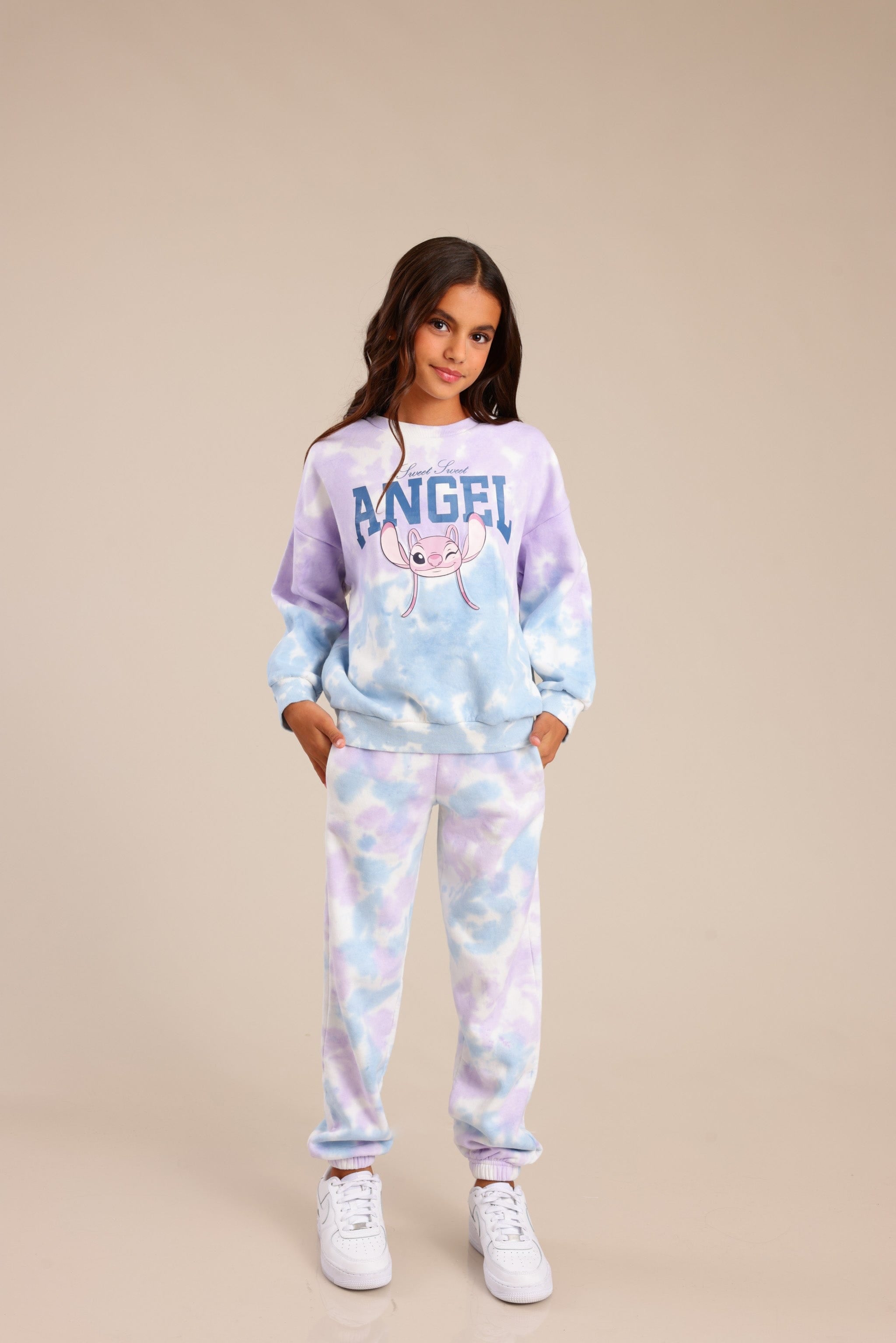 FOX בנות פוטרים חולצת פוטר ממותגת סטיץ' חולצת פוטר ממותגת סטיץ'