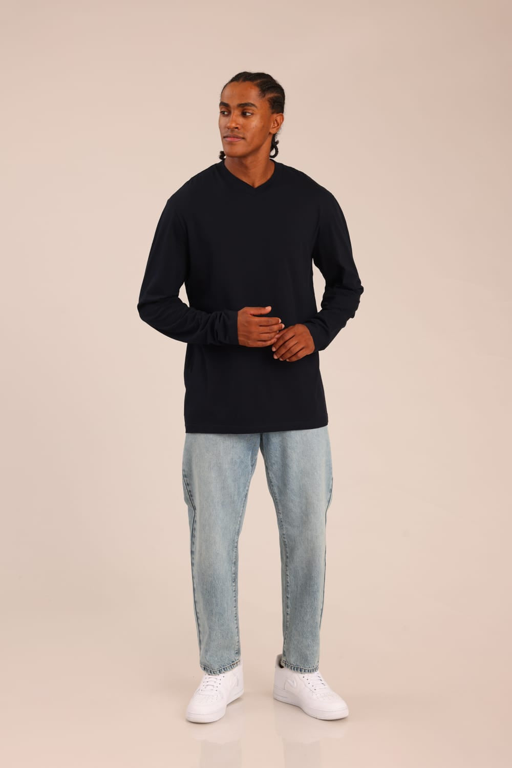 FOX גברים חולצה חולצת בייסיק צווארון V FOX | חולצת בייסיק צווארון V | קנה עכשיו