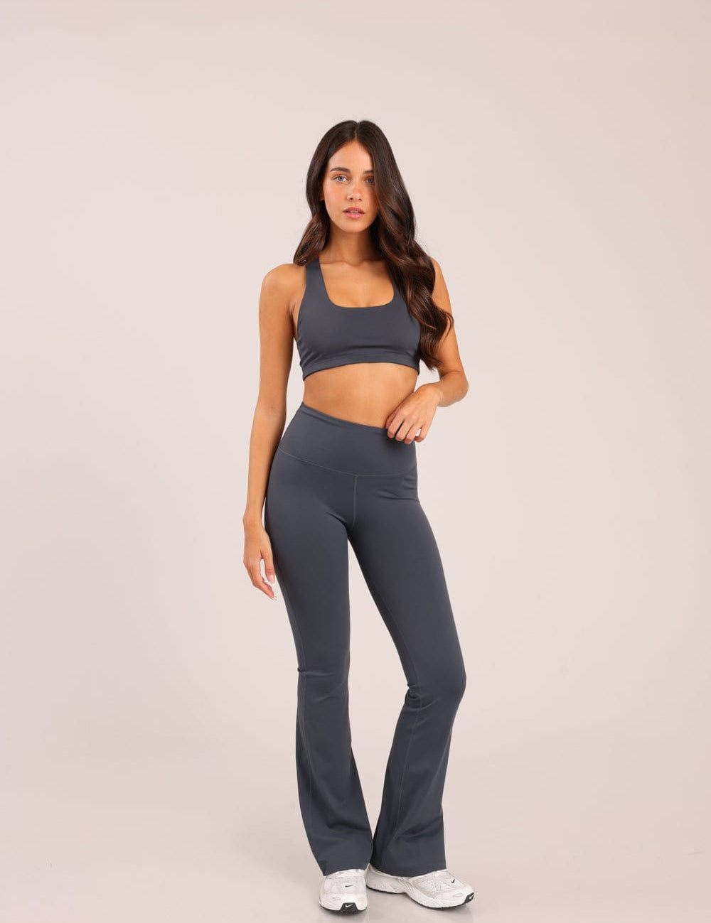 FOX נשים מכנסיים ארוכים טייץ SOFT FEEL- FLARE טייץ SOFT FEEL- FLARE