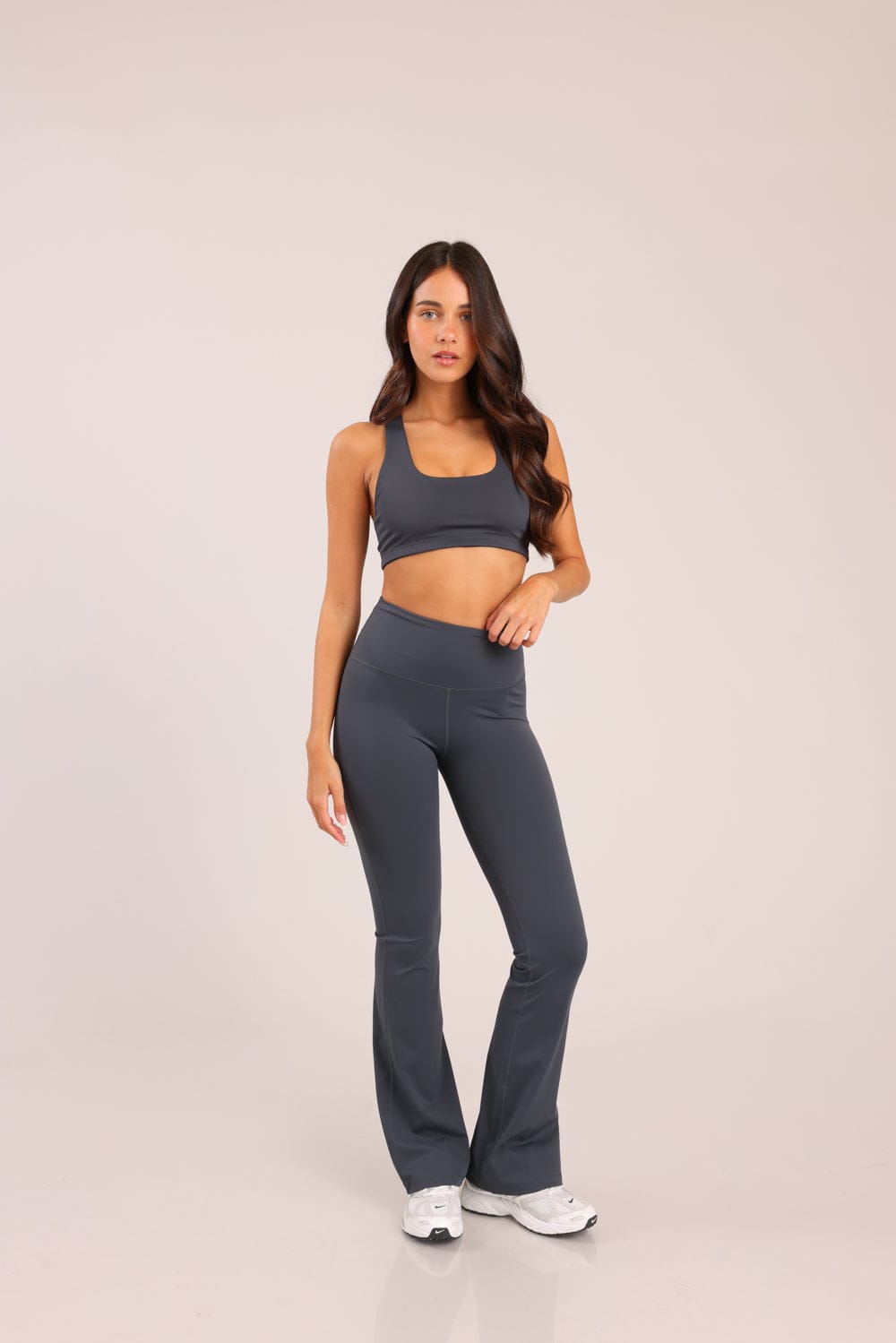 FOX נשים מכנסיים ארוכים טייץ SOFT FEEL- FLARE טייץ SOFT FEEL- FLARE