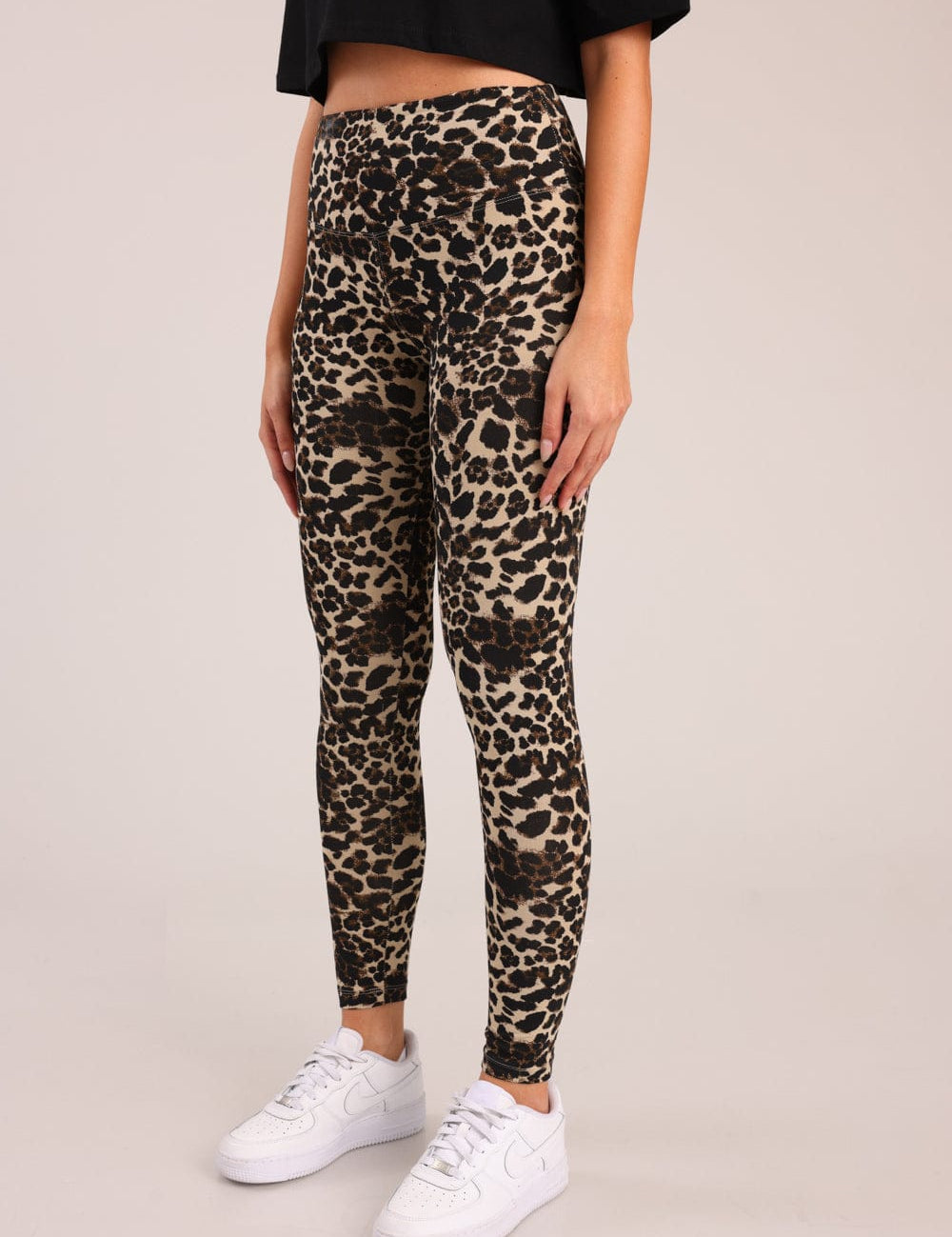 FOX נשים מכנסיים ארוכים טייץ ליקרה גבוה טייץ ליקרה גבוה