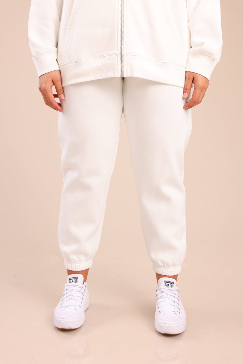 FOX פלאס נשים פוטרים מכנסי בייסיק פוטר | PLUS SIZE מכנסי בייסיק פוטר | PLUS SIZE