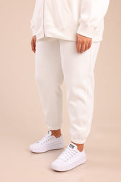 FOX פלאס נשים פוטרים מכנסי בייסיק פוטר | PLUS SIZE מכנסי בייסיק פוטר | PLUS SIZE