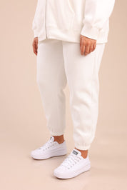 FOX פלאס נשים פוטרים מכנסי בייסיק פוטר | PLUS SIZE מכנסי בייסיק פוטר | PLUS SIZE