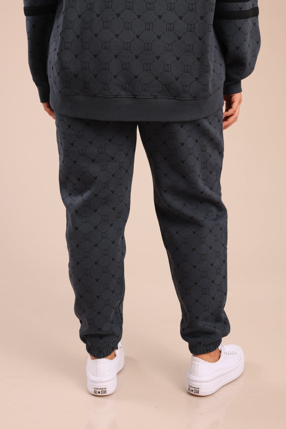 FOX פלאס נשים פוטרים מכנסיים ממותגים מיקי מאוס| PLUS SIZE מכנסיים ממותגים מיקי מאוס| PLUS SIZE