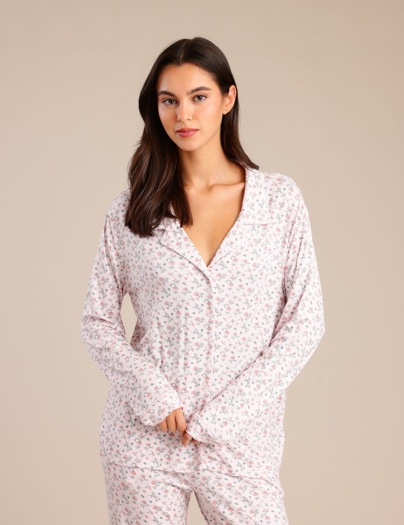 FOX נשים אחר פיג'מה עם הדפס פיג'מה עם הדפס