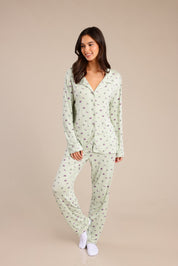 FOX נשים אחר פיג'מה עם הדפס פיג'מה עם הדפס