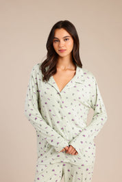 FOX נשים אחר פיג'מה עם הדפס פיג'מה עם הדפס