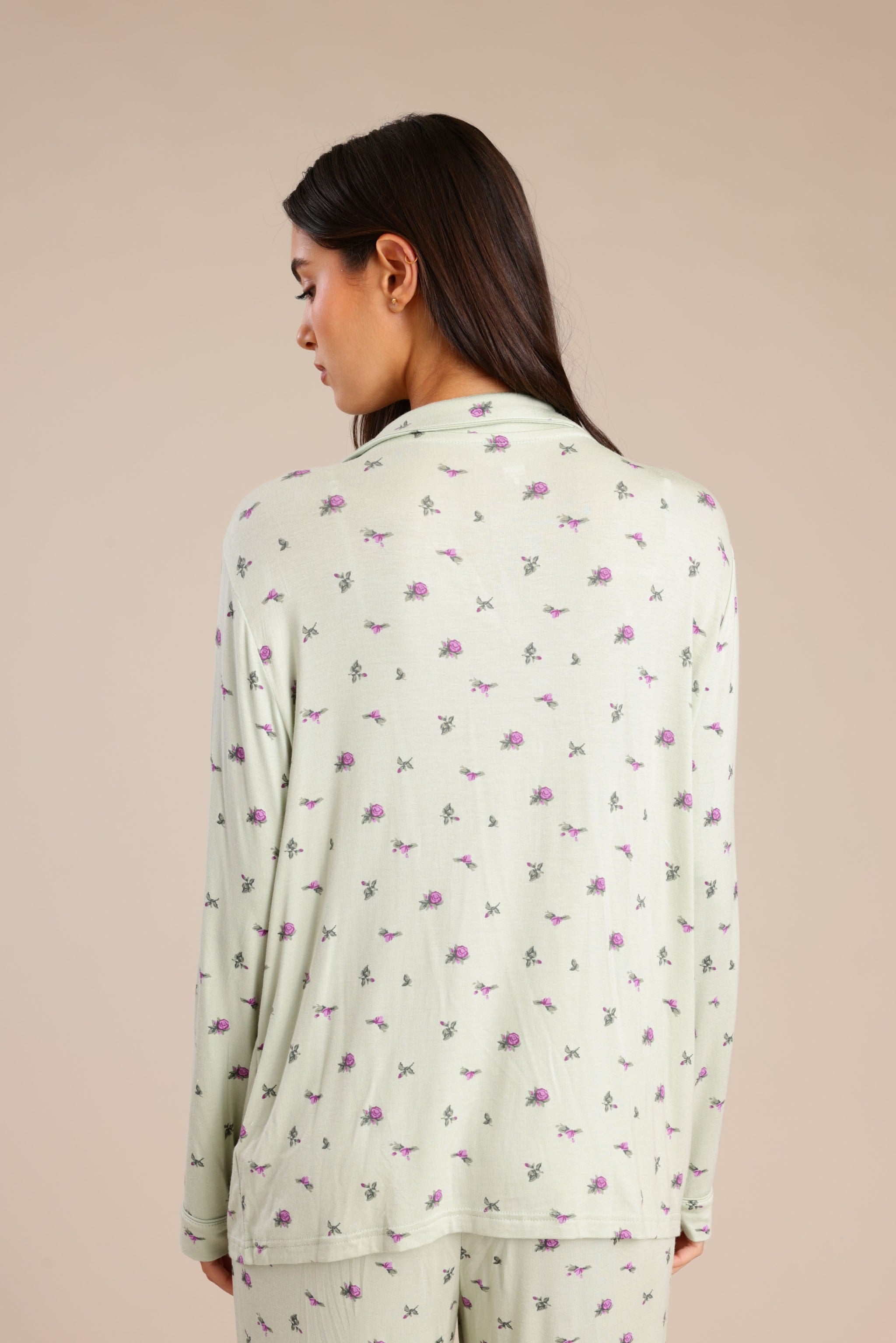 FOX נשים אחר פיג'מה עם הדפס פיג'מה עם הדפס