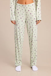 FOX נשים אחר פיג'מה עם הדפס פיג'מה עם הדפס