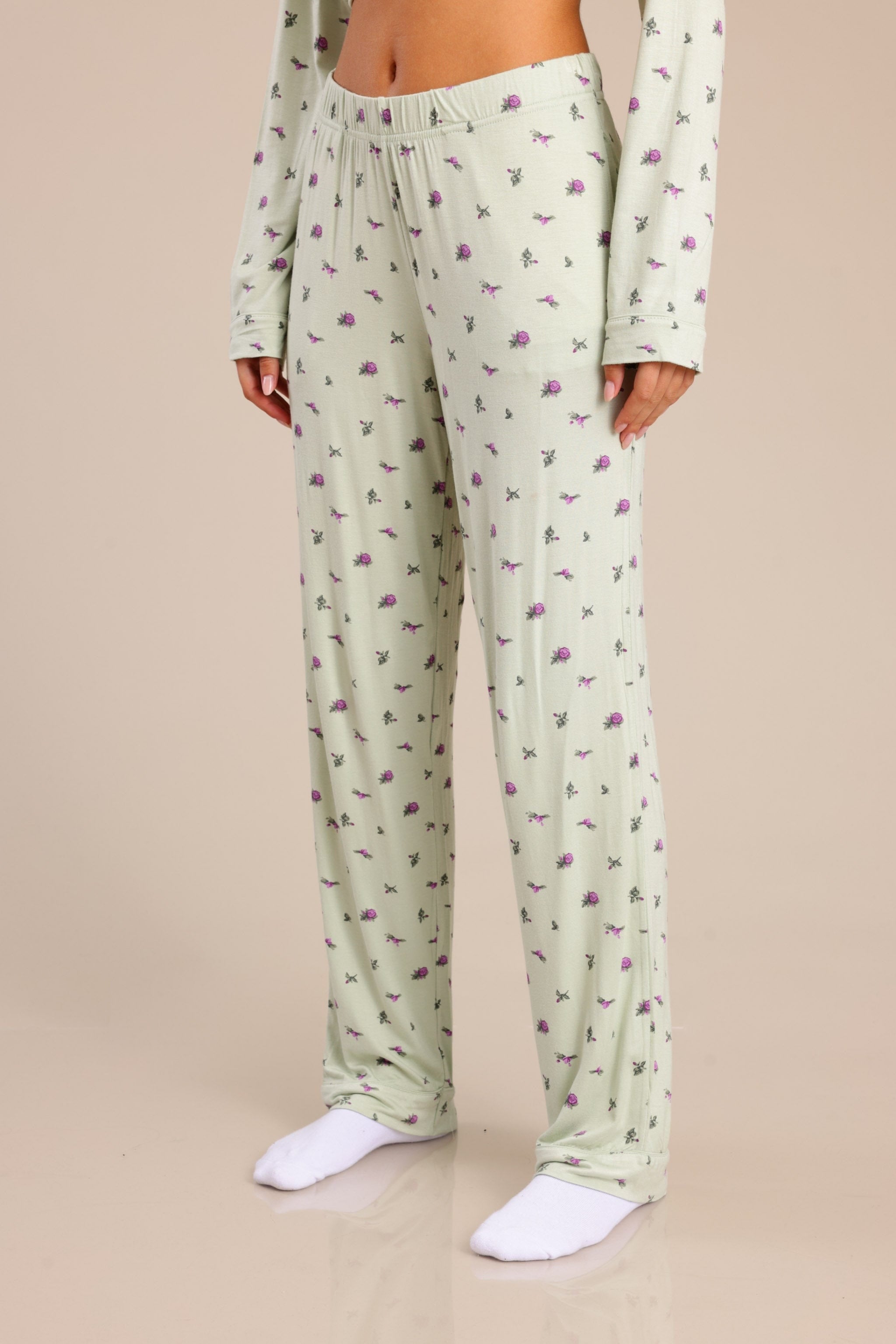 FOX נשים אחר פיג'מה עם הדפס פיג'מה עם הדפס