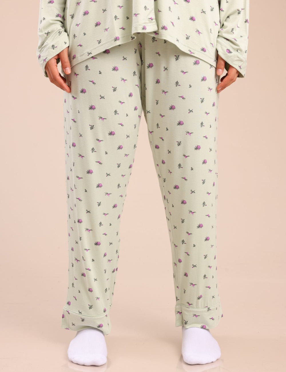 FOX פלאס נשים אחר פיג'מה עם הדפס | PLUS SIZE פיג'מה עם הדפס | PLUS SIZE