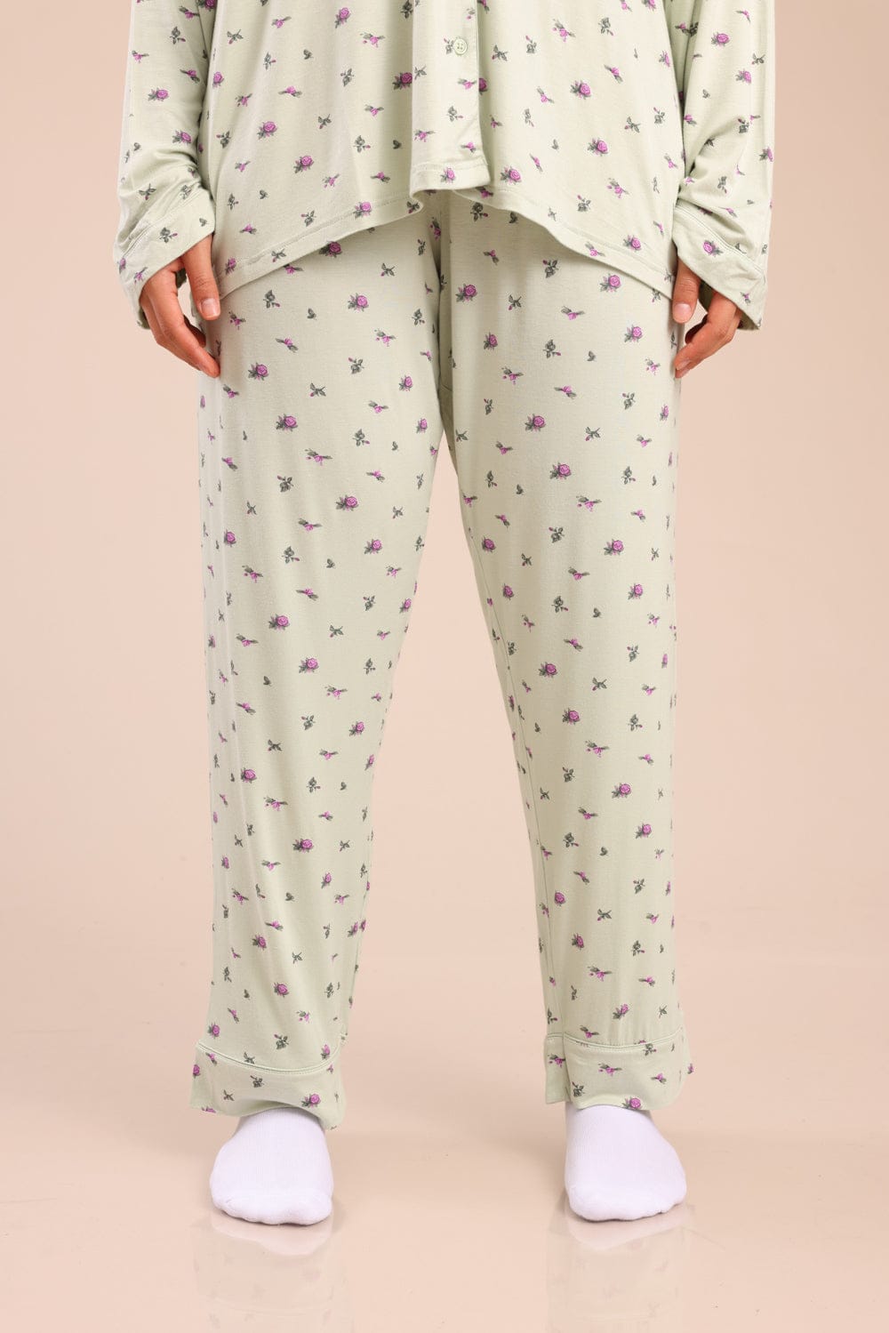 FOX פלאס נשים אחר פיג'מה עם הדפס | PLUS SIZE פיג'מה עם הדפס | PLUS SIZE