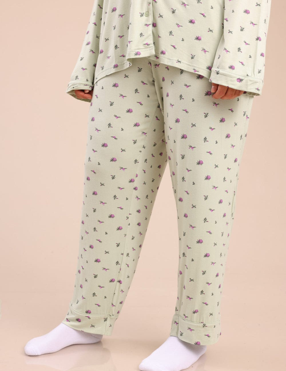 FOX פלאס נשים אחר פיג'מה עם הדפס | PLUS SIZE פיג'מה עם הדפס | PLUS SIZE