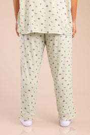 FOX פלאס נשים אחר פיג'מה עם הדפס | PLUS SIZE פיג'מה עם הדפס | PLUS SIZE