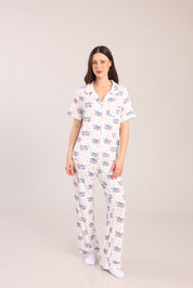 FOX נשים אחר פיג'מה ממותגת דיסני סטיץ' פיג'מה ממותגת דיסני סטיץ'