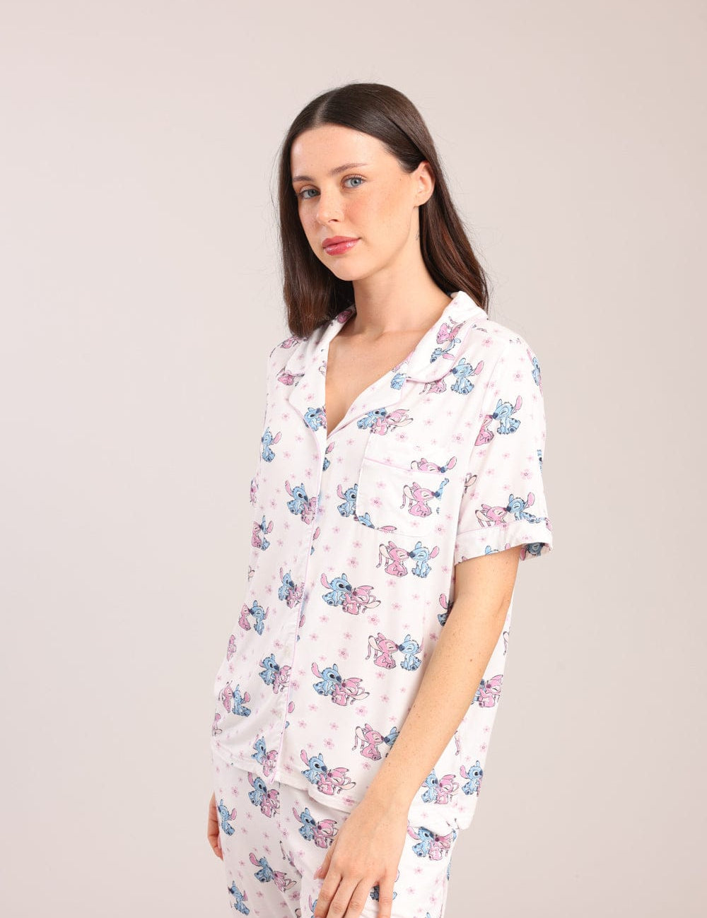 FOX נשים אחר פיג'מה ממותגת דיסני סטיץ' פיג'מה ממותגת דיסני סטיץ'