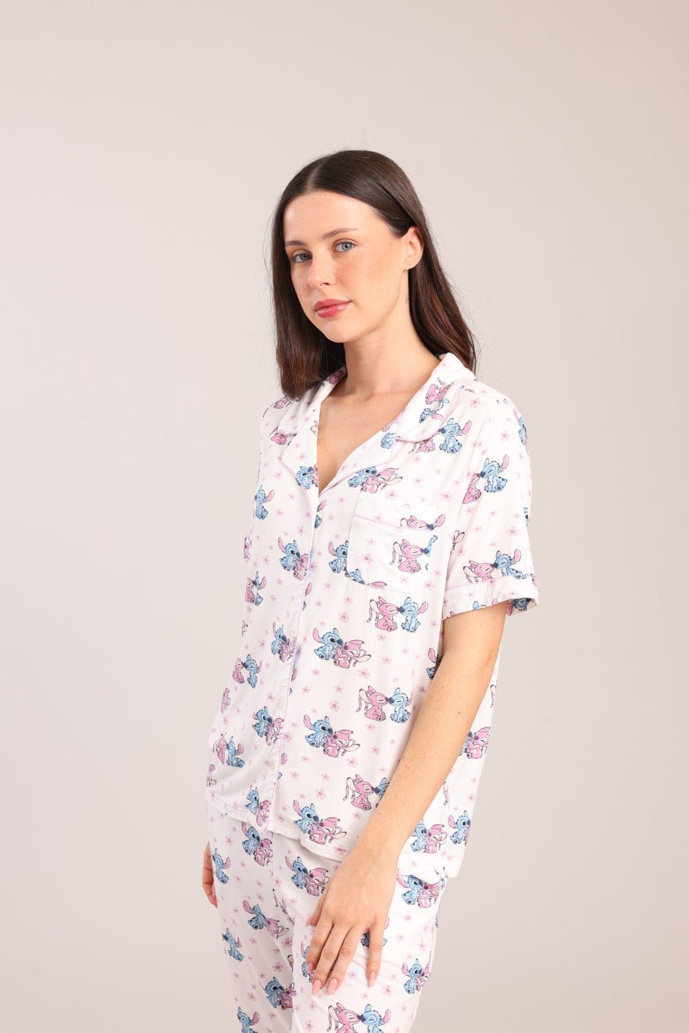 FOX נשים אחר פיג'מה ממותגת דיסני סטיץ' פיג'מה ממותגת דיסני סטיץ'