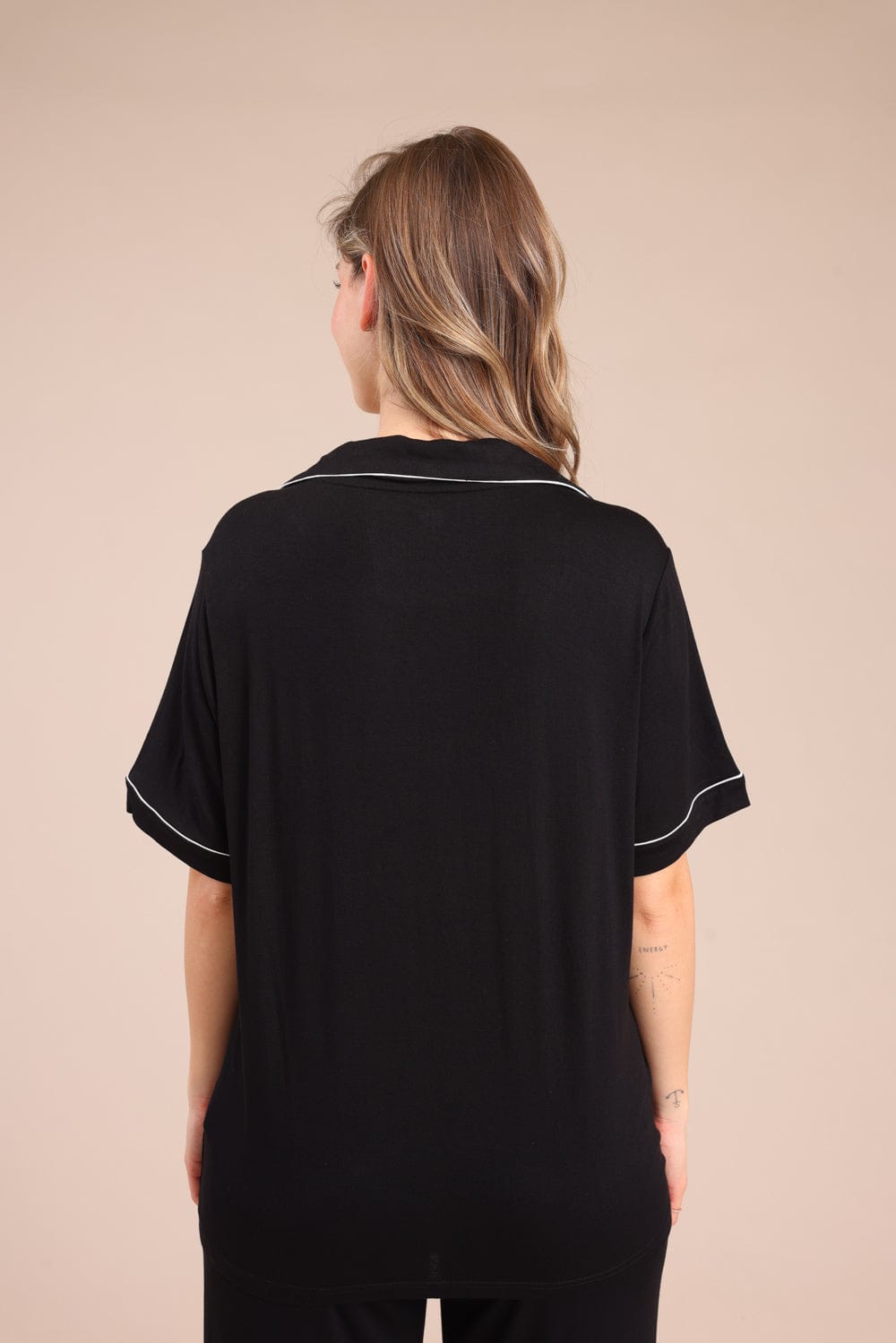 FOX נשים אחר פיג'מת נשים מכופתרת פיג'מת נשים מכופתרת