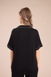 FOX נשים אחר פיג'מת נשים מכופתרת פיג'מת נשים מכופתרת