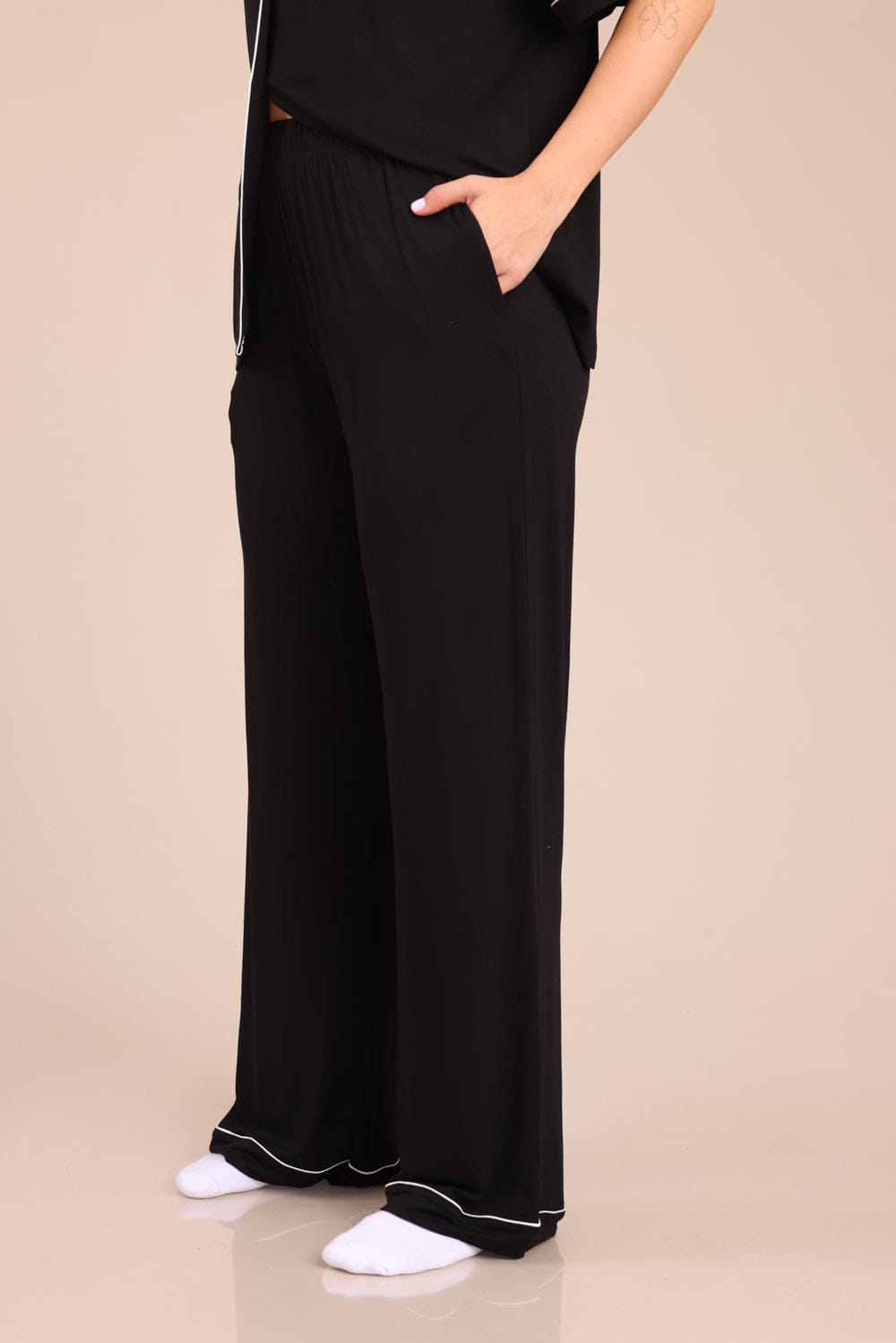 FOX נשים אחר פיג'מת נשים מכופתרת פיג'מת נשים מכופתרת