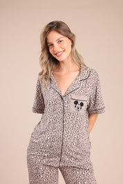 FOX נשים אחר פיג'מה ממותגת מיקי מאוס פיג'מה ממותגת מיקי מאוס