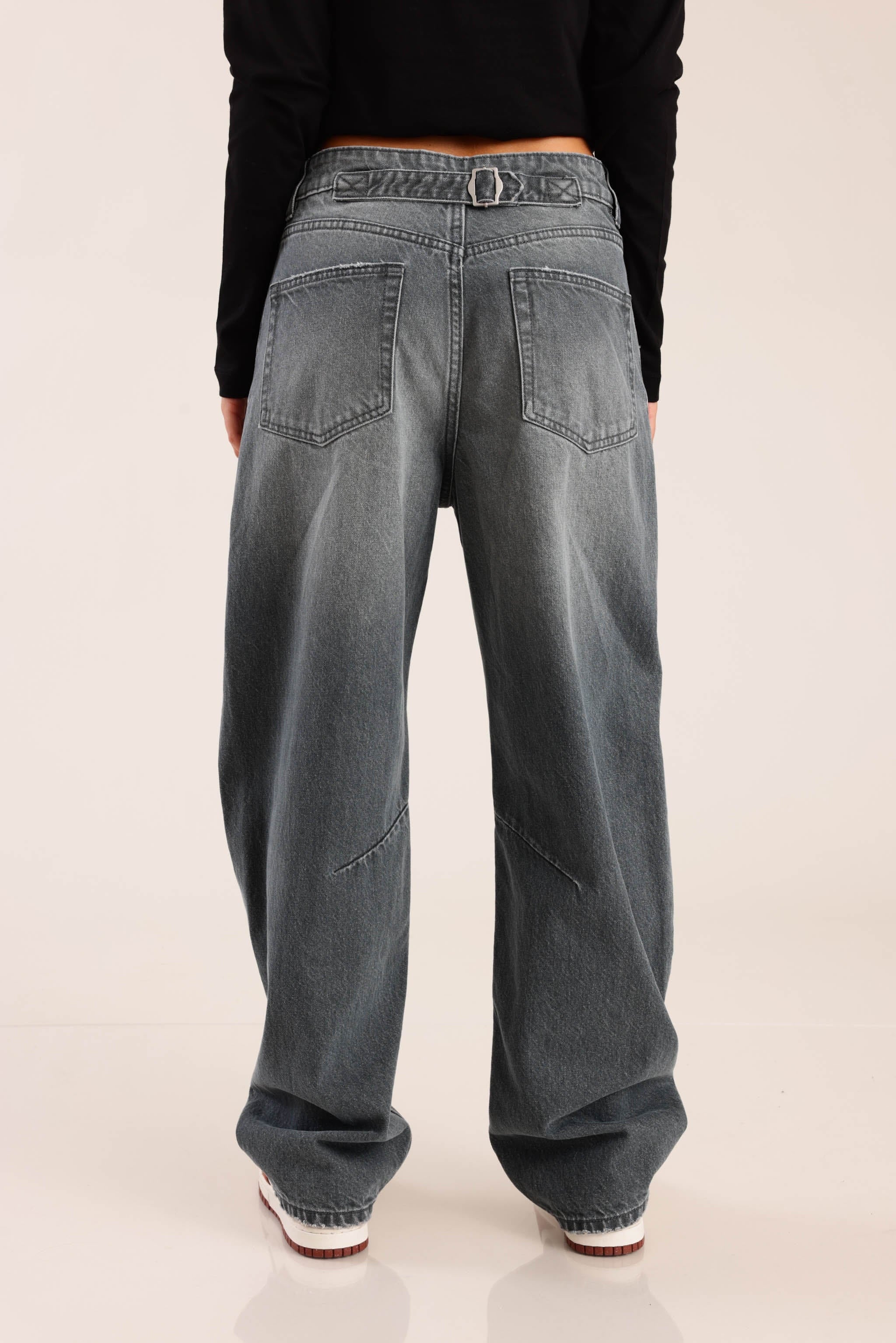 FOX נשים מכנסיים ג'ינס BARREL ג'ינס BARREL