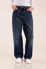 FOX נשים מכנסיים ג'ינס BAGGY ג'ינס BAGGY