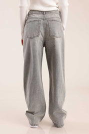 FOX נשים מכנסיים ג'ינס BAGGY ג'ינס BAGGY